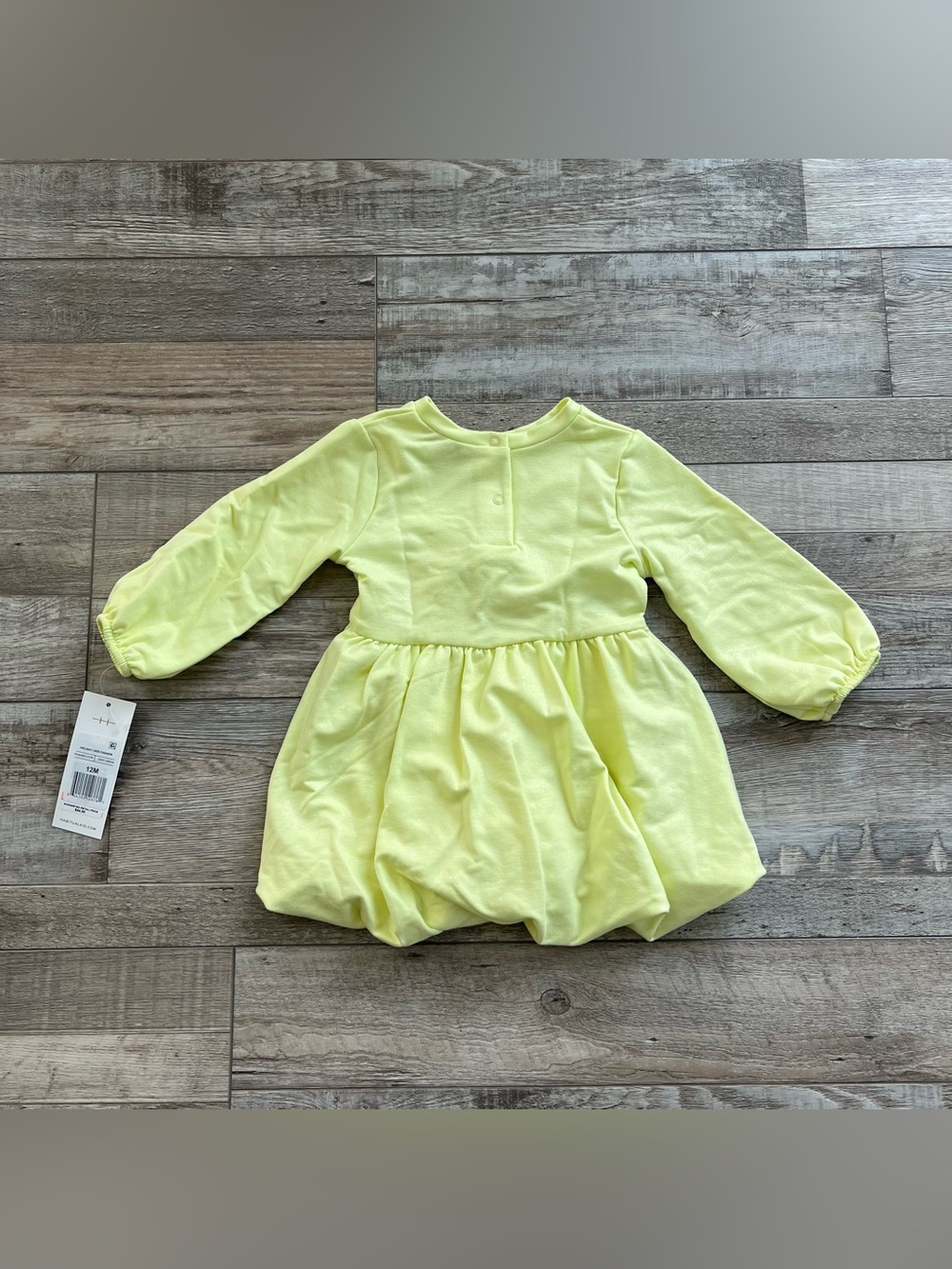 NWT Habitual Kid Neon Green Bubble Dress and Bloomer Set Size 12 Months - Picture 7 of 11